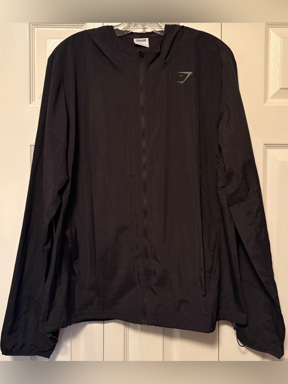 Gymshark Men's Black Lightweight Hooded Jacket